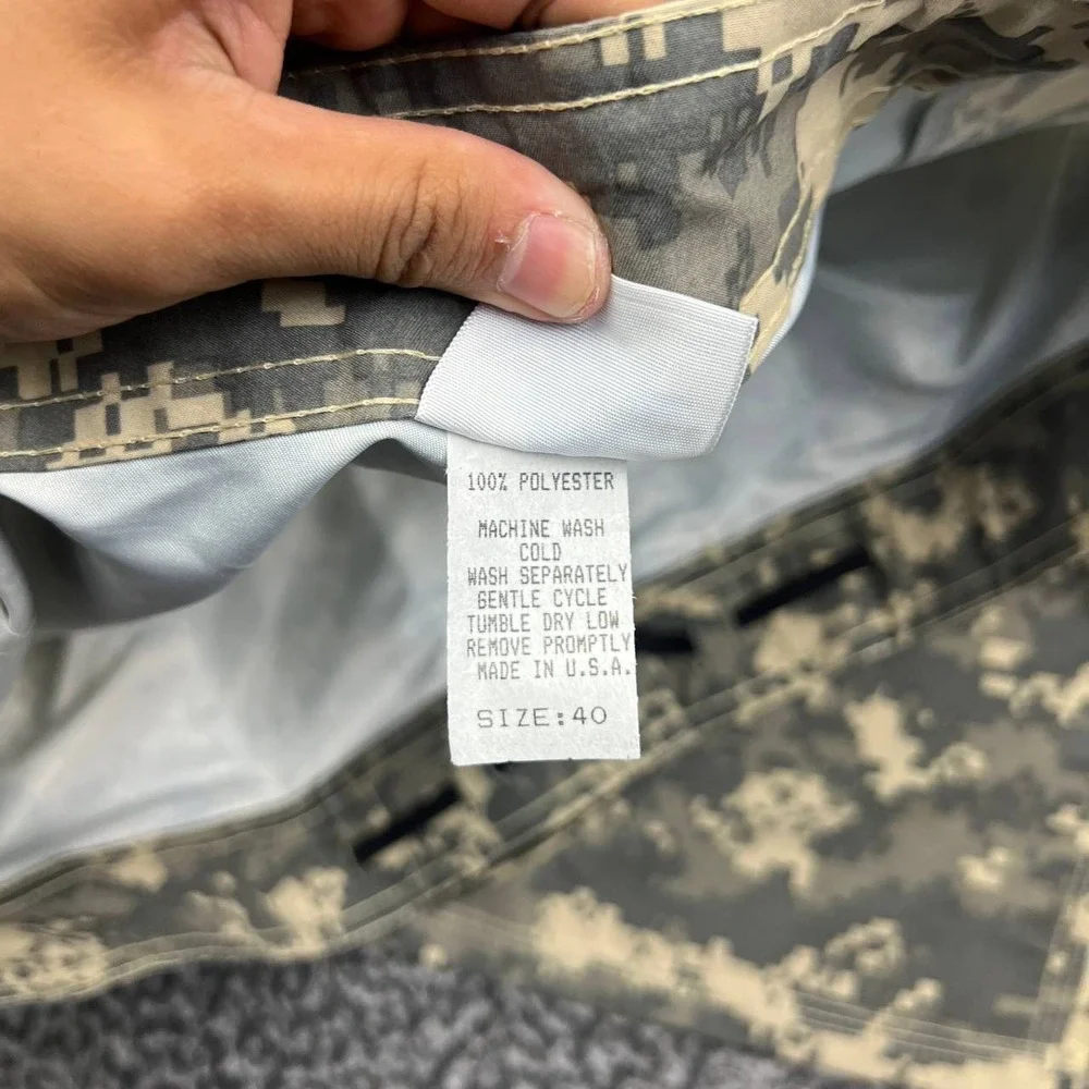 Wet Effect Board Shorts Men 40 Digital Camo Green Tan Swim Trunks